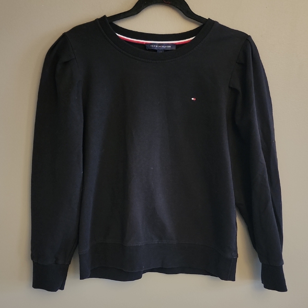 Tommy Hilfiger Black Sweatshirt with Logo